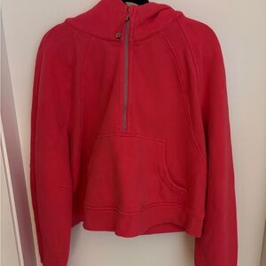 Lululemon Red Half-Zip Hoodie